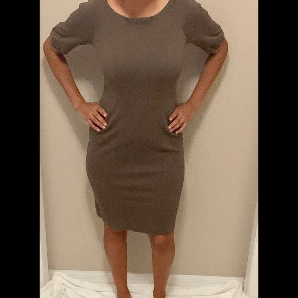Banana Republic dress olive green color